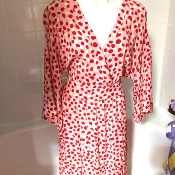 Free Assembly Red & Pink Dress - Showstopper NEW  Box Db1 - Picture 4 of 8